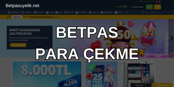 Betpas Para Çekme