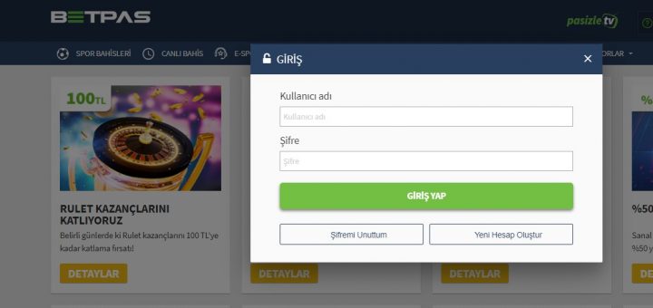 Betpas giriş