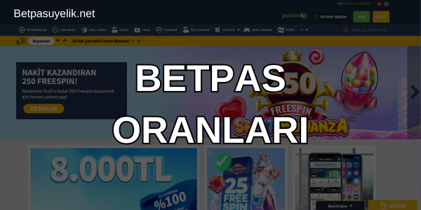 Betpas Oranları